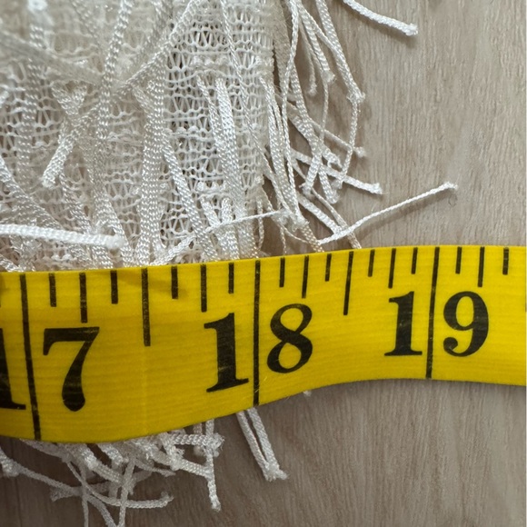 NWT Anthropologie Sunday in Brooklyn Fringe Crop Camisole Cream Women's XL - Picture 7 of 11